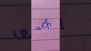# How to write a capital letter 