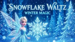 Winter Snowflake Ballet Song for Kids 🩰 (Frozen Inspired) Dance Music