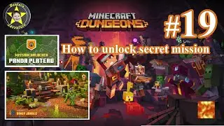Minecraft Dungeons:  Dingy Jungle | How to unlock secret mission | speedrun | Panda Plateau