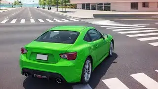 Green Car City Drive 🚗 | Realistic Car Driving Game 3D