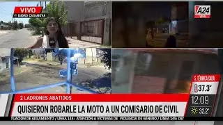 🔴 ASÍ PERSEGUÍAN A LOS DELINCUENTES EN ISIDRO CASANOVA.