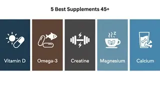 5 Best Supplements for Women Over 45 | Science-Backed Guide to Midlife Wellness