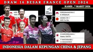 DRAW 16 BESAR YONEX FRANCE OPEN 2024 | MIXED DOUBLES