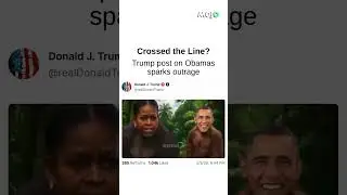 OMG! Trump shared &lsquo;racist&rsquo; video of Barack and Michelle Obama as monkeys! #viral #trump #obama #usa