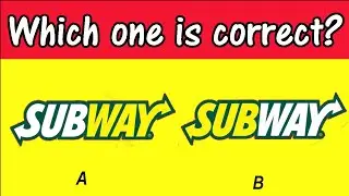 LOGO challenge | Spot the correct Logo