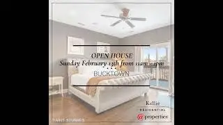OPEN HOUSE  Sunday February 13th from 11am - 1pm