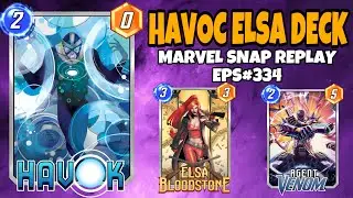 Marvel Snap Replay Episode 334 - Havoc & Elsa Bloodstone Deck