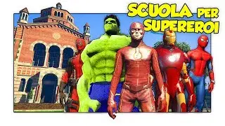 FLASH NELLA SCUOLA PER SUPEREROI!! - GTA 5 ITA Funny Moments