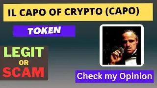 Is IL CAPO OF CRYPTO (CAPO) Token Legit or Scam ??