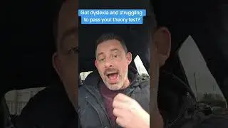 Got dyslexia and struggling to pass your theory test? #drivingtheoryrevision #dyslexia #theorytest