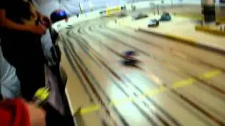 Dirt oval slot cars, 1/32nd scale sprint cars