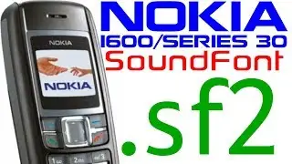 Nokia Series 30 (1600, 2310, 1208 etc.) MIDI SoundFont download (sf2 by MIDAPMI)