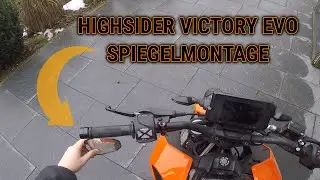 Tutorial / KTM DUKE 125 / Montage HIGHSIDER VICTORY EVO Spiegel / Montage Handguards / Braaap Rider