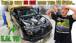 VK56 Engine Swapping My G35 Coupe Ep.7 &ndash; Two Steps Back, One Step Forward