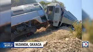 Interoceanic Train derails in southern Mexico, killing at least 13 and injuring dozens