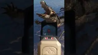 See you later alligator #hunting #wildlife #gaming 10 mm vs 923 kg alligator