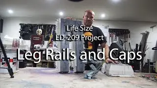ROBOCOP LIFE SIZE ED-209: Leg Rails and Caps : Nico Props