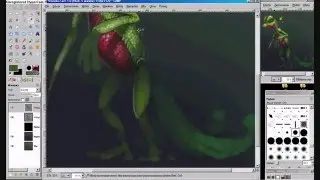 Realistic Treecko speedpaint [GIMP]