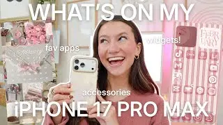 what's on my iphone 17 pro max! ✨ (iOS 26 layout, widgets, fav apps, + accessories)