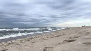 Beach & Ocean Ambience &mdash; Winter Winds and Waves at Robert Moses State Park, NY