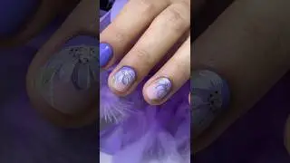 #lilacnails #nailcourse #shortnails #nailart #naildesign