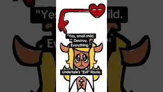 I Love You Undertale I Love You Deltarune but why is the Weird Route Like That 🤔🤔