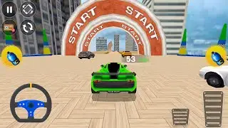 Formula Car Stunt 3D - Green Turbo Car Driving Multiplayer Mode - All Cars Unlocked Android Gameplay