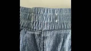 Gap Body Blue & White Stripe Lounge Pajama Shorts - Casual Comfort