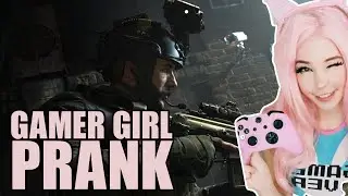 GAMER GIRL PRANK in Modern Warfare LIVE