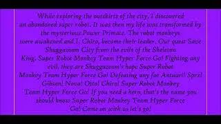 Super Robot Monkey Team Hyper Force Go! Theme Song Lyrics