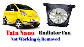Tata Nano Car Radiator Fan Not Working|How to Replace Radiator Fan|Engine Temperature Problem Tamil