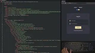 Futuristic 3D Login / Sign Up Form - ASMR Programming