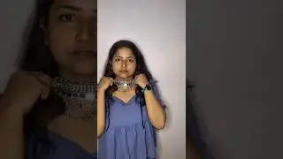 Beautiful oxidised Necklace from @myntra #youtubeshorts