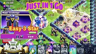 3 Star Th15 Magic Challenge In 1 Go #2022 #magicchallenge #th15  #cocindia #clashofclans #clashi5