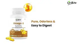 Oribite Omega 3 Capsule | High Quality Capsule for Joint Support Heart Health Anti-Aging Benefit