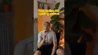 How to film yourself when cycling | insta360 camera #cycling