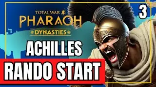 Achilles RANDOM START! 😬 Total War Pharaoh Dynasties in 2025 Campaign Gameplay Legendary pt 3