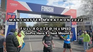 Manchester Marathon 2022 Full Route | with GoPro 9 Chest Mount