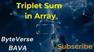 Triplet Sums: Unveiling the Secrets of Number Trios  || in Java #coding