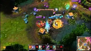 Yasuo 1v4 Quadra Kill
