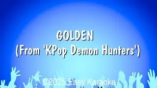 Golden - KPop Demon Hunters (Karaoke Version)