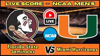 🔴 LIVE: Florida State at Miami (FL) | NCAA Men's Basketball Scoreboard | ACC Matchup | Jan 20