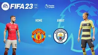 FIFA 23- MAN UNITED vs MAN CITY | MANCHESTER DERBY | Premier League FULL MATCH GAMEPLAY