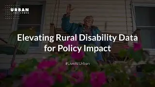 Elevating Rural Disability Data for Policy Impact