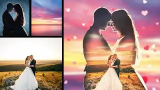 Romantic Wedding Double Exposure Photoshop Tutorial