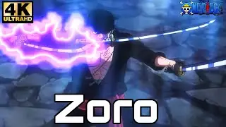 Zoro makes kaido bleed || English dub || [4K60] Onepiece