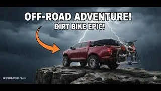 Modified Offroad MAZDA BT-50 4X4, Full Lifted N Customized with KTM Dirt Bike.