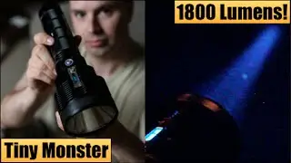 1800 Lumens! 1/2+ Mile Beam!  -- Nitecore Tiny Monster TM36 Flashlight | High-End Gear Review (Pt 2)