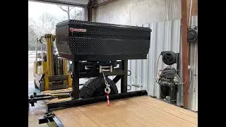 MNA Disaster Response - Warn 16.5ti Winch Install on BigTex Trailer 16TL-22 Gravity Tilt Trailer