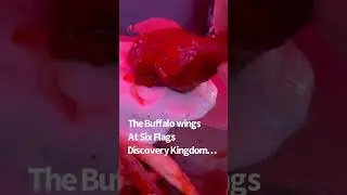 Now that&rsquo;s some spicy wings at #sixflagsdiscoverykingdom #shoplifter #spicy #facial #stungun